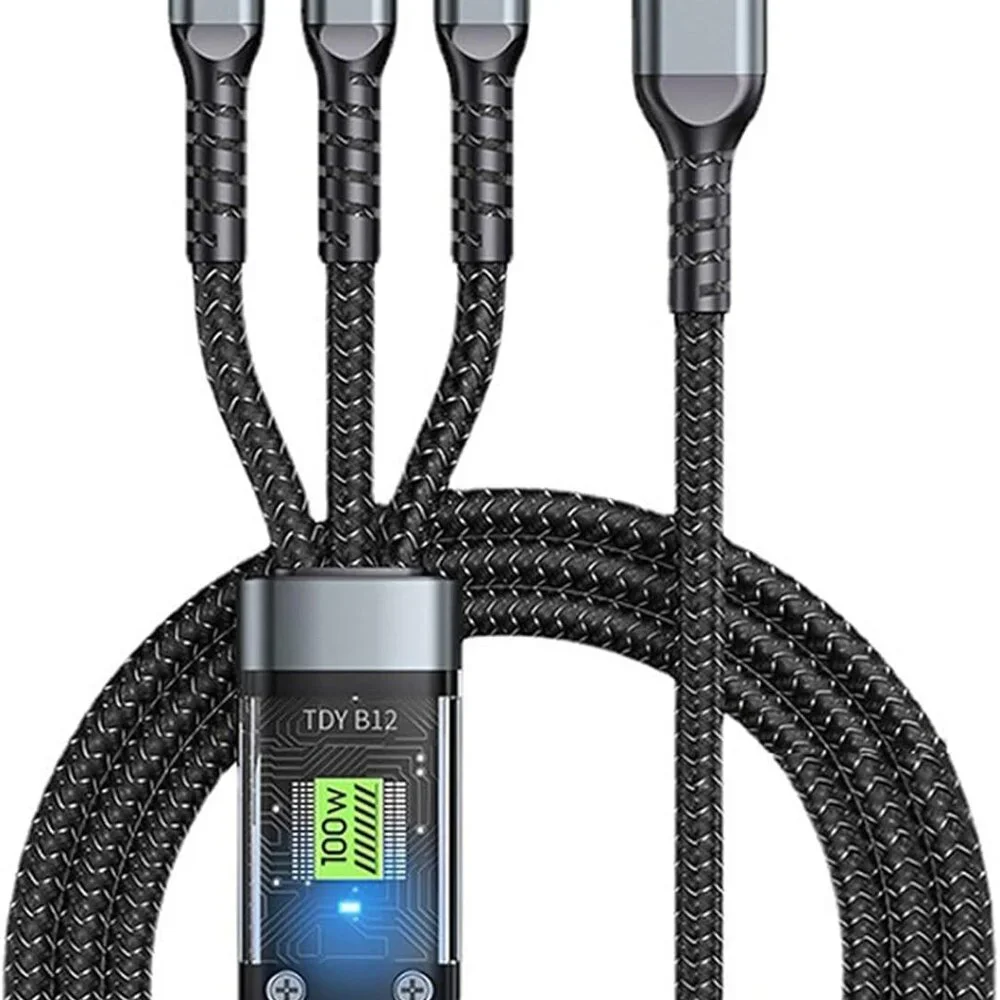 Super Fast Charging 3-in-1 Data Cable